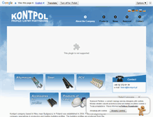 Tablet Screenshot of kontpol.pl